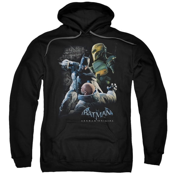 Batman Men's Punch Hooded Sweatshirt Black
