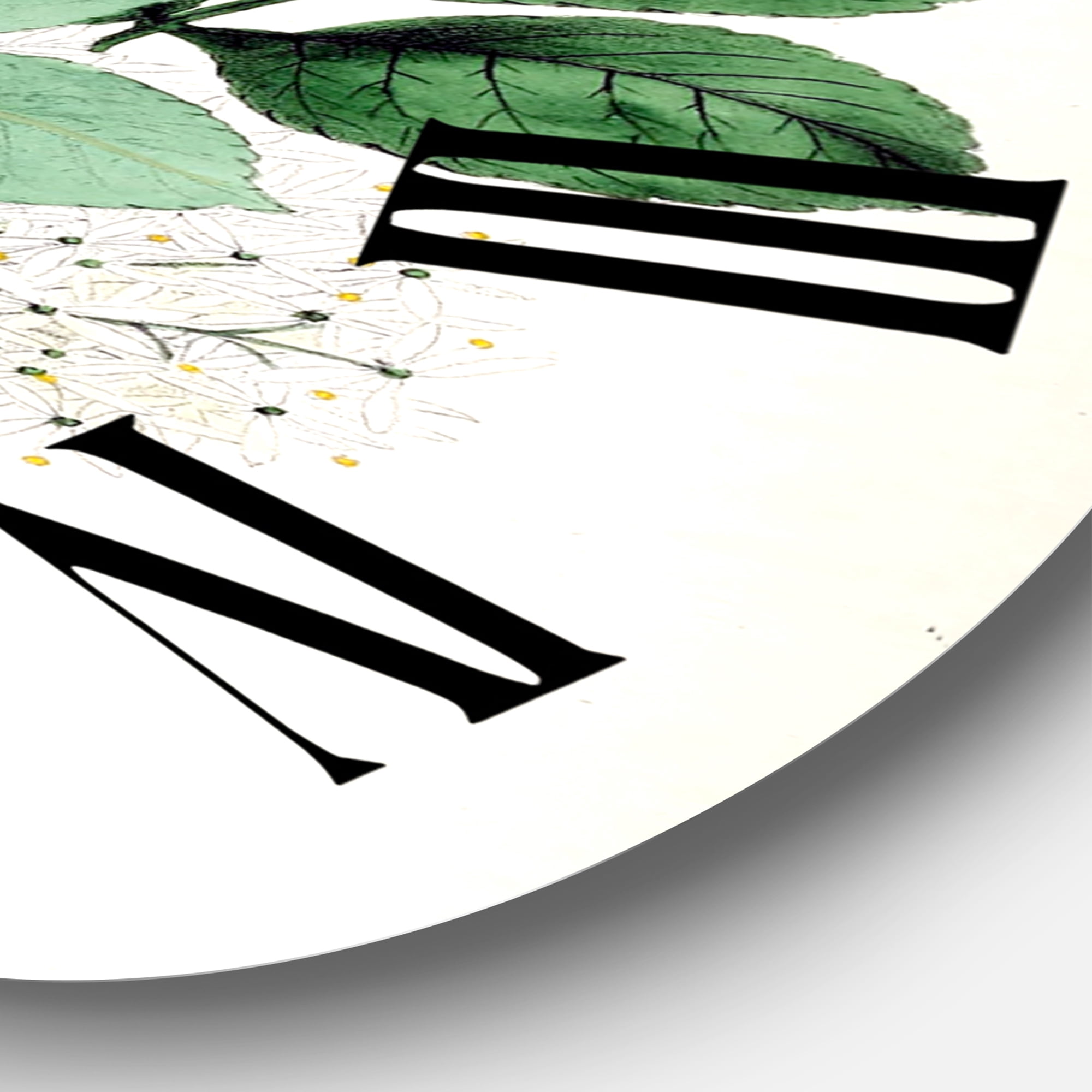 Designart 1 in Quartz Farmhouse Wall Clock