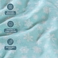 thumbnail image 4 of Bare Home Luxury 100% Cotton Flannel Queen Sheet Set, Deep Pocket, 4-Piece, Snowdrift, 4 of 10
