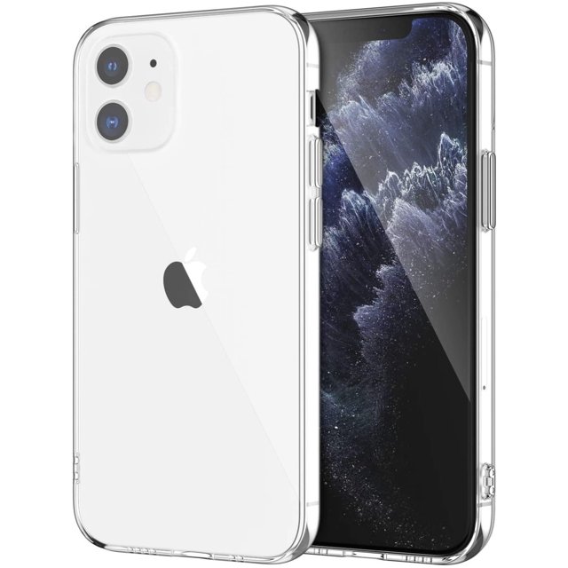 Étui Transparent Clair See-Thru Flex en Gel TPU Mince, Étui de Téléphone pour Apple iPhone 12 Mini (5,4 Pouces)