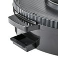 thumbnail image 2 of KFFKFF 2 in 1 Electric BBQ Pan Grill Hot Pot Portable Hot Pot BBQ Grill 1550W, 2 of 8