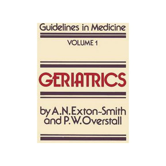 Guidelines in Medicine Geriatrics, Book 1, (Paperback)