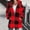 Red, variant on LSLJS Fleece Jacket for Women Winter Warm Zip up Hoodies Jacket Casual Loose Plaid Printed Shirts Tops, Fall Winter Outfits
