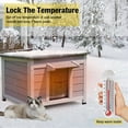 thumbnail image 4 of Aivituvin Cat House for Outdoor Cats Insulated Feral Kitty Shelter with Warm Liner for Winter Waterproof Rabbit Hutch for Bunnies,Cats, 4 of 10