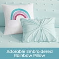 thumbnail image 4 of Kids Callie Cotton Jacquard Weave Colorful Pom Pom Kids Comforter sets, Down, 4 of 13