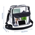 thumbnail image 3 of Clear Purse Crossbody Bag,PGAStadium Approved Clear Tote Bag,Transparent Handbag, 3 of 8
