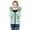 Mint Green, variant on OGLCCG Girls Winter Puffer Coats with Faux Fur Hood Full Zip Thermal Warm Padded Jackets with Pockets Thick Hooded Down Outwear 5-14 Years