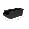 thumbnail image 2 of Raindrops  Coffee Tea Bag Organizer Sweetener Caddy Beverage Office Black, 2 of 8