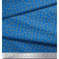 thumbnail image 2 of Soimoi Rayon Crepe Fabric French Horn Musical Instrument Print Fabric by Yard 46 Inch Wide, 2 of 3