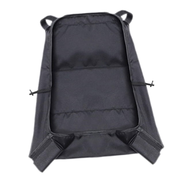 Cesta de tela Oxford para cochecito, cesta de almacenamiento debajo del cochecito, bolsa organizadora colgante, organizador de accesorios de red para Negro