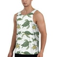 thumbnail image 2 of Haiem Cute Turtle Men Workout Tank Top Gym Bodybuilding Sleeveless Muscle T Shirts Athletic Tank Breathable Workout Shirt-Large, 2 of 9