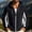 Black, variant on ECHFIPROM Heavyweight Rain Jackets for Men White Waterproof Hiking Hooded Full Zipper Hiking Outdoor Big and Talls Windbreaker Winter 2XL