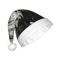 thumbnail image 2 of Fuzoiu Ink Style Bald Eagle Print Santa Hat Christmas Hat for Adults,Santa Hats with Pompom, Unisex Xmas Holiday Hat for Christmas New Year Festive Party Supplies, 2 of 6