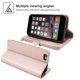 thumbnail image 5 of Funda tipo cartera para iPhone 6 Plus y 6s Plus con cordón y tarjetero de piel sintética, 5 of 5