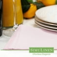 thumbnail image 2 of SimuLinen Cocktail and Party Napkins Beverage Napkins - LIGHT PINK - 25 Beverage Napkins, 2 of 6