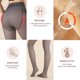thumbnail image 4 of Medias de lana para mujer de 300 g, medias falsas translúcidas, medias de lana gruesas transparentes y cálidas de cintura alta para invierno, 4 of 5