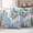 Blue, variant on Green Coastal Seashells Outdoor Waterproof Pillow Covers, Nautical Brown Coral Starfish Decorative Square Throw Pillowcase Sofa Cushion Sham for Patio/Couch/Chair, 20"x20" 2 Pack