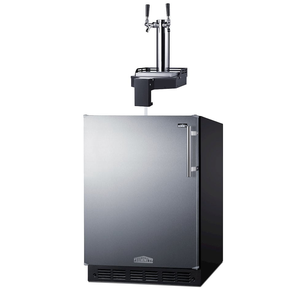 SUMMIT 24" Wide Built-In Floating Tap Beer Kegerator, ADA-Compliant