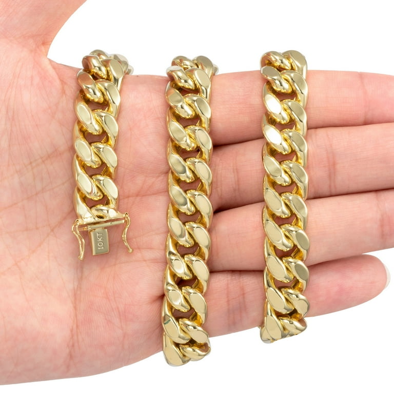 Gold Cuban Link Chain (13mm) - If & Co. 14K Yellow Gold / 20 inch