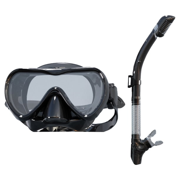 Juego de esnórquel para ventana, equipo de esnórquel para adultos, máscara de buceo antivaho profesional, gafas de natación antifugas y esnórquel superior seco para buceo, esnórquel, natación