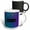 Multicolor, variant on 3drose, Blue Abstract Welcome, 11oz Mug