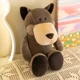 thumbnail image 3 of Peluche de animales del bosque kawaii de 25 cm, muñecos para dormir para niños, muñecos realistas de jungla, león, tigre, elefante, mono, mapache, 3 of 5