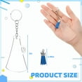 thumbnail image 4 of 80Pcs Keychain Lovely Key Rings Exquisite Pendant Jump Ring Wear-resistant Keyring Self-Assembly Portable Lightweight Keychains 2.0mm, 4 of 9
