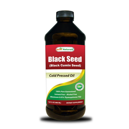 Best Naturals Black Seed Oil 16 oz (Best Way Pomegranate Seed Removal)