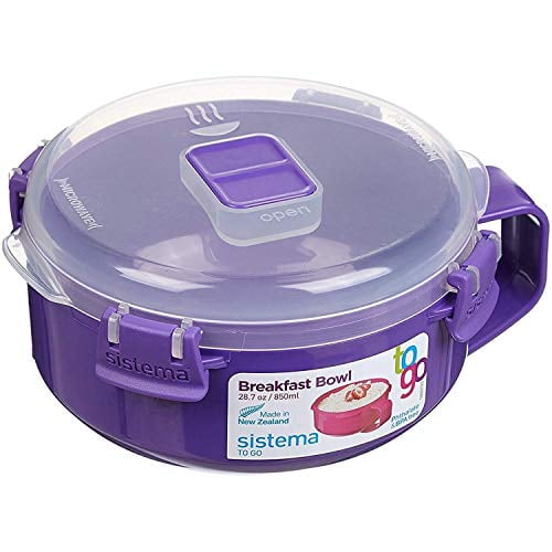 Sistema Microwave Collection Noodle Bowl 28.7 oz, Assorted 1109ZS, 4 Cup,