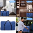 thumbnail image 5 of Laklulu Bolsa de viaje de gran capacidad, bolsa de equipaje sencilla y práctica, bolsa de almacenamiento para colchas para estudiantes, 5 of 5