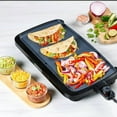 thumbnail image 2 of 20" Family - Sized Electric Griddle: Nonstick, Tabletop, Temperature Control, 1500W, 2 of 6