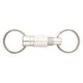 thumbnail image 3 of Porte-clés Portable avec Anneau de Clé en Métal à Dégagement Rapide° Rotation Double Boucle Outils Accessoires, 3 of 7