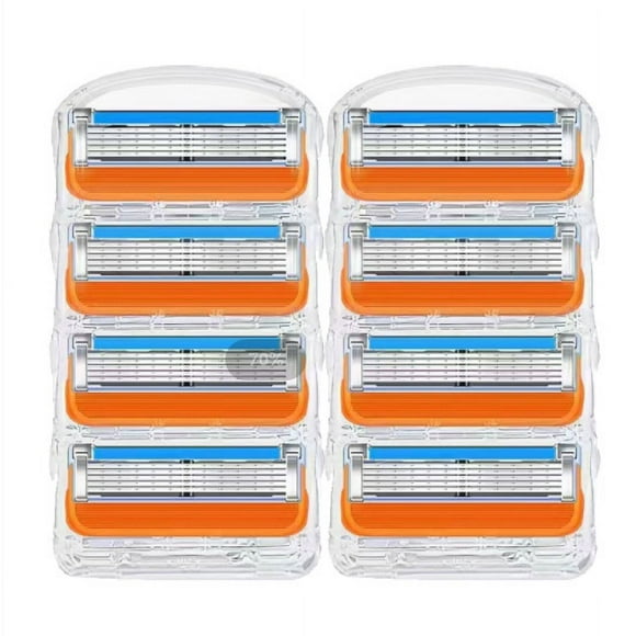 Five Layer Manual Razor Blade, Orange, Men's Razor, Shaving More Comfortable, Razor Blade Replacement ly