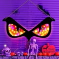 thumbnail image 3 of Halloween Decorations Spooky Eyes Lights, 21 Inch Large Wooden Halloween Window Eye Lights with 7 Color Modes and USB/Battery Operated for Home, Wall, Window, Trees Halloween Décor, 3 of 9