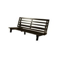 thumbnail image 4 of Kodiak Furniture Carson Wood Futon in Java Brown Finish with Twill Gray Mattress, 4 of 8