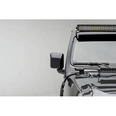 ZROADZ 2019-2024 Fits Jeep Gladiator 2018-2024 Wrangler JL JLU 50 Inch LED Straight Double Row Light Bar Z374831-Kit