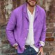 thumbnail image 1 of Men Lapel Suit Jacket Versatile Pure Color Casual Suit Jacket Top Comfortable  for Dating for Home ANGGREK Otros, 1 of 6