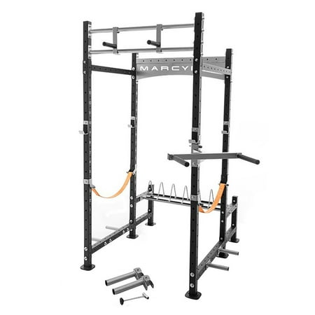 - Marcy Pro Heavy-Duty Home Workout Gym Pull Up Weight Training Fitness Power Rack