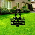 thumbnail image 4 of Handmadetneonsign Bernese Mountain Dog Memorial Metal With Stake, Bernese Mountain Metal Name Sign Stake, Dog Metal Stake Decor 45121, 4 of 5