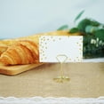 thumbnail image 4 of LZLINGMEI 26Pcs Table Number Holders, Elegant Place Card Holders, Picture Holders for Tables,Table Number Stands, Card Holder Stand photo holders for Table Centerpieces, Wedding Reception(Gold), 4 of 7