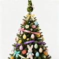 thumbnail image 6 of 1/2PCS Easter Plush Rabbit Miniature Tree Topper Ornaments Easter Tree Topper Decorations Mini Rabbit Ornaments for Holiday Spring Trees Party Supplies Home Decor, 6 of 10