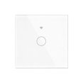 thumbnail image 1 of Interruptor Luz Inteligente Tuya  Matter WiFi Estándar UE, Interruptor Inteligente 1 Vía, Panel Táctil Cristal, Control Remoto por Voz Mediante Aplicación, Color, 1 of 1