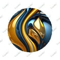 thumbnail image 3 of Dazzling Abstract Design Polyester Universal Spare Wheel Tire Cover Wheel Covers for Trailer RV SUV Truck Camper, 3 of 5