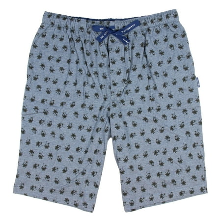 Intimo Mens Knit Jersey Printed Palm Tree Pajama Shorts Large | Walmart ...
