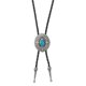 thumbnail image 5 of Western Rodeos Bolo Tie Necklace for Men and Women Metal Flower Pendant Faux Leather Cord Necktie Festivals Neckwear, 5 of 5