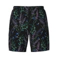 thumbnail image 5 of Rocae Lavender Flowers for Men's Swim Trunks Quick Dry With Two Side Pockets and One Lined Patch Pocket3X-Large, 5 of 9