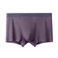 thumbnail image 1 of Men Underwear Plus Size Loose Modal Seamless Underpants Middle Waist Solid Color Breathable Underwear, 1 of 9