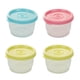 thumbnail image 1 of 4 recipientes pequeños de plástico de 150 ml para alimentos, redondos, para cocina, loncheras, recipientes sellados para refrigerador y microondas (color aleatorio)., 1 of 6