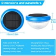 thumbnail image 4 of Solar Floating Pool Lights, Pool Lights that Float with RGB Color Changing Waterproof Floating Pool Lights for Swimming Pool at Night Solar Pool Lights for Outdoor Pool Pond Hot tub Fountain(1 Pcs), 4 of 6