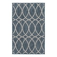 thumbnail image 2 of Unique Loom Outdoor Trellis Collection Area Rug - Gitter (2' x 3' 1" Rectangle Blue/Ivory), 2 of 6